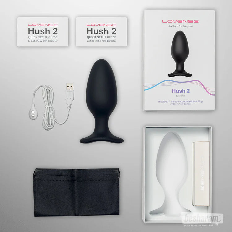 Lovense HUSH 2 Smart Vibrating Butt Plug